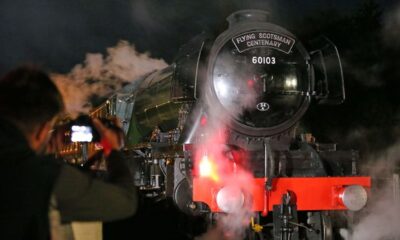 Iconic Flying Scotsman Steam Train Collides With Another Train In Uk