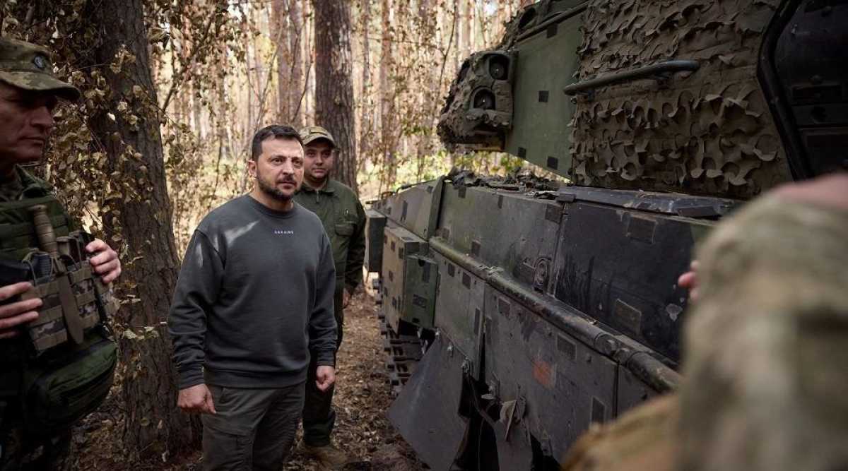 Volodymyr Zelenskiy Commends Troops For Holding Positions In Avdiivka Amid Intensifying Conflict