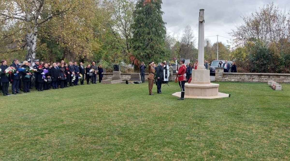 Annual Remembrance Day Ceremonies Held In Sofia Central Cemetery