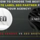 Choosing The Right White Label Seo Company