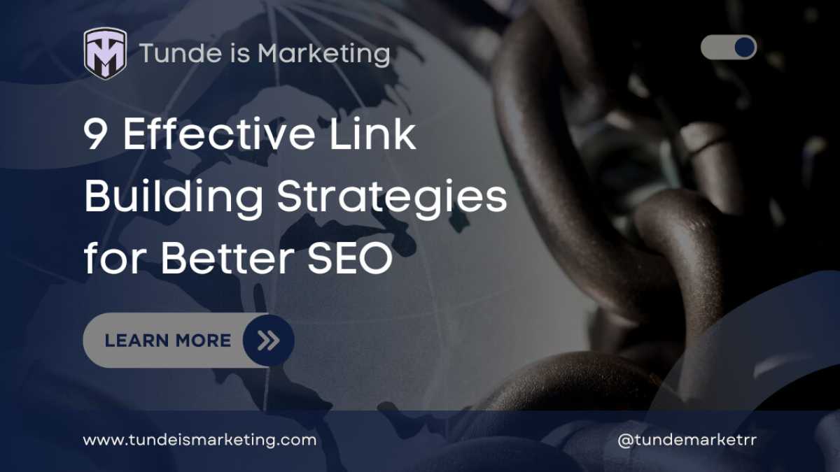 Effective Strategies For Link Building Seo