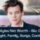 Harry Styles: Biography, Family, Education, Career And Net Worth