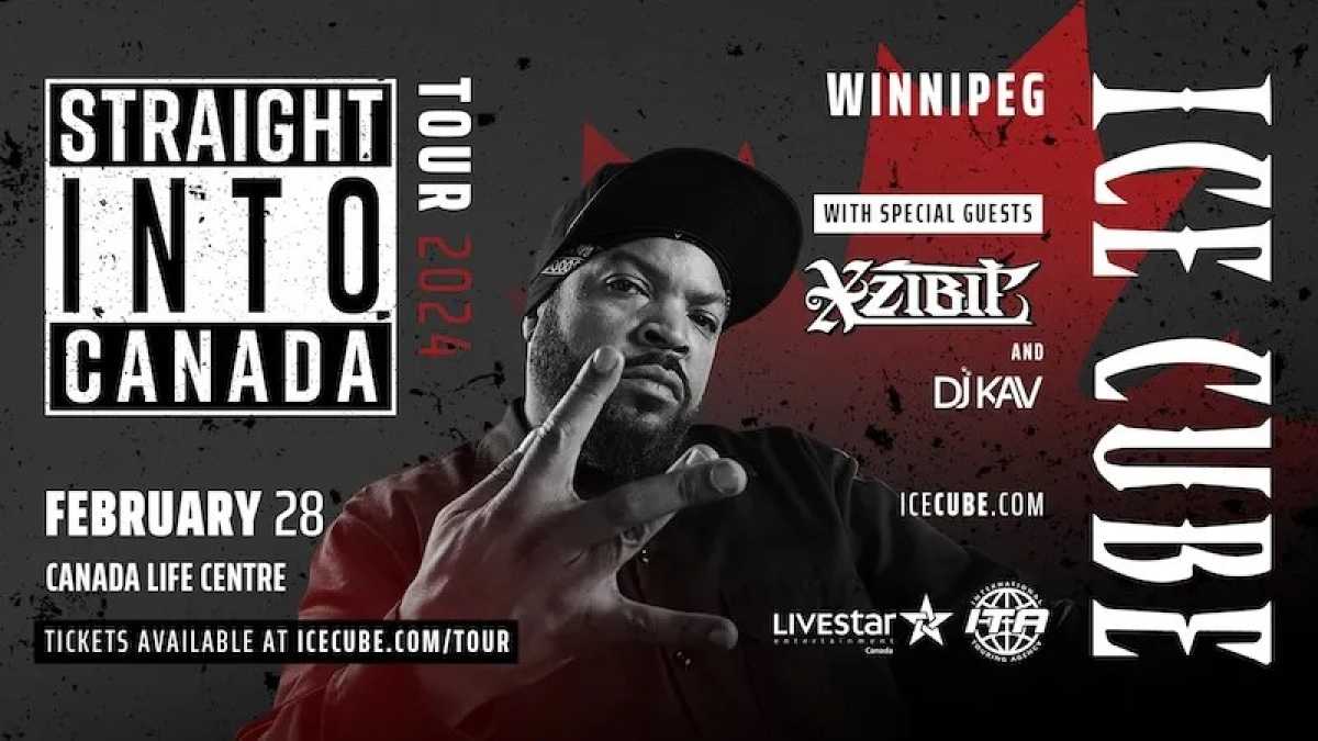 HipHop Icon Ice Cube Announces Winnipeg Concert as Part of Straight