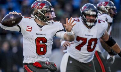 Baker Mayfield Overcomes Injuries To Start Playoff Opener For Buccaneers