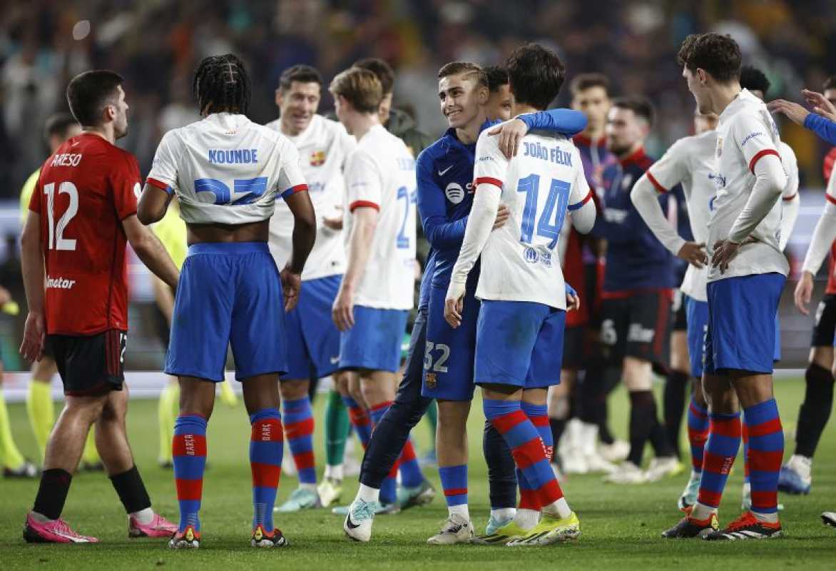 Barcelona Defeats Osasuna To Set Up Spanish Supercopa Final Against Real Madrid