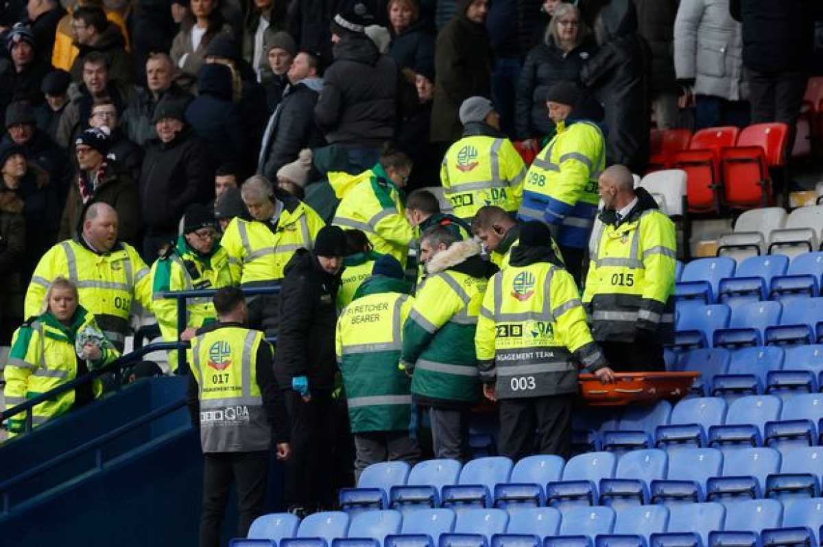 Bolton Wanderers' League One Match Abandoned After Medical Emergency In Crowd