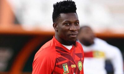 Cameroon Drops Manchester United Goalkeeper Onana For Nigeria Clash