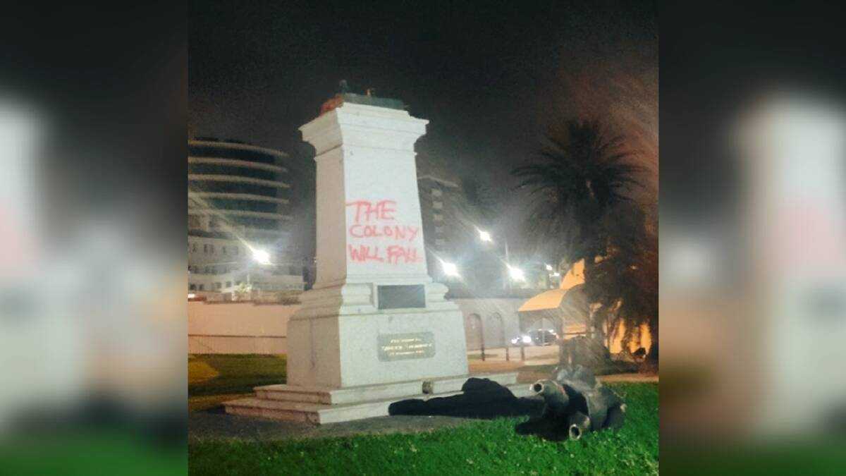 Captain Cook And Queen Victoria Statues Vandalized In Melbourne