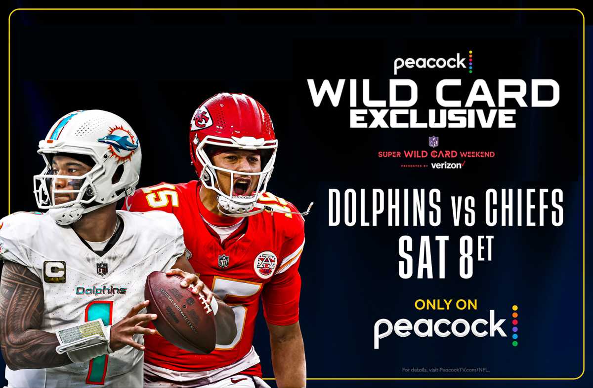 Chiefs Vs. Dolphins Playoffs Game To Stream Exclusively On Peacock