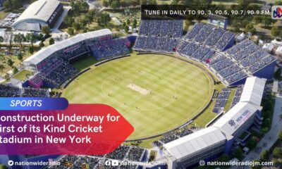 Construction Underway For Nassau County International Cricket Stadium In New York