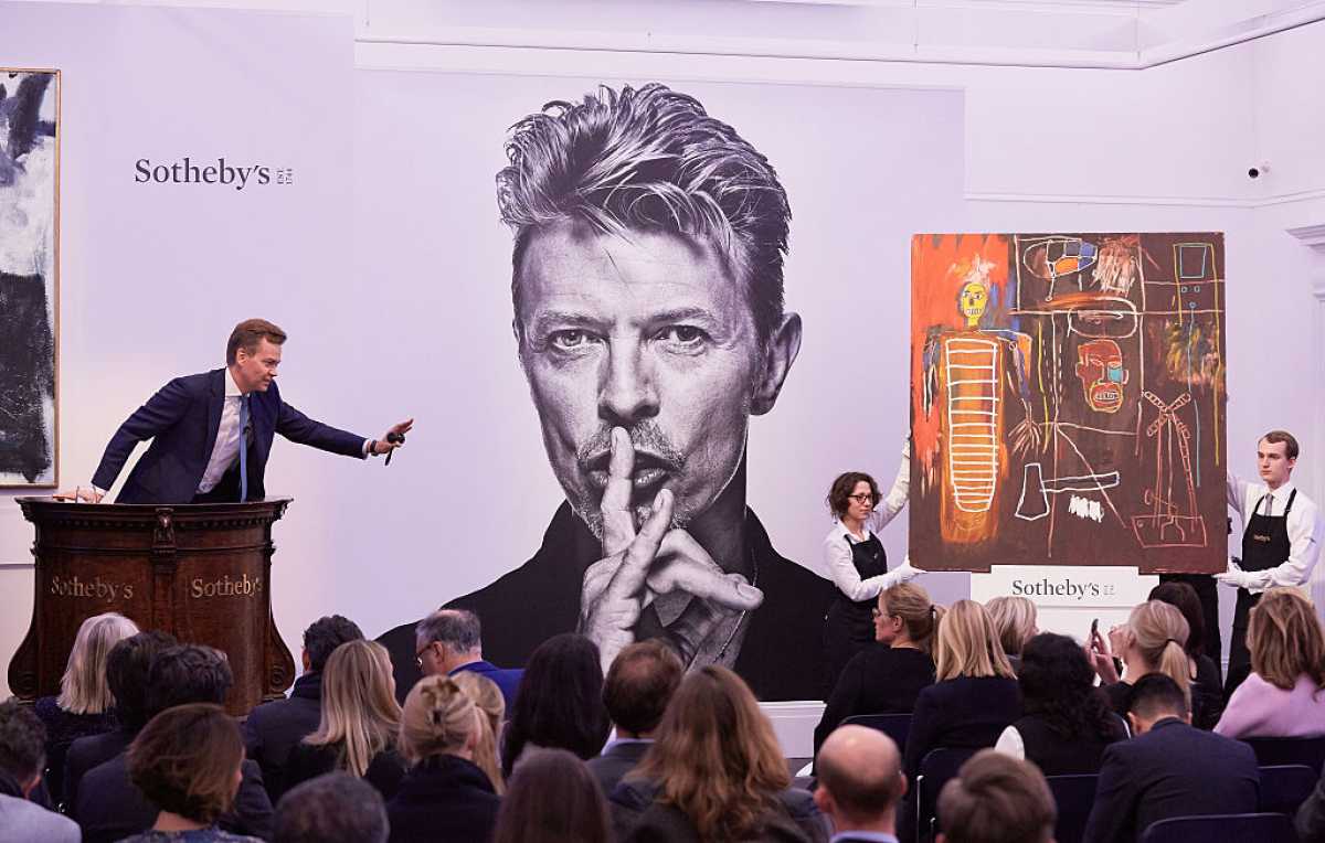 David Bowie Auctions Fetch Millions At Sotheby's