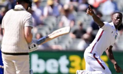 Debutant Shamar Joseph Makes History With First Ball Wicket Against Australia