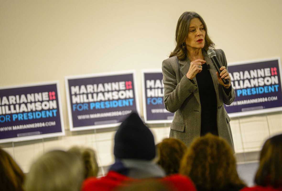 Democratic Presidential Candidate Marianne Williamson Visits Las Vegas For Campaign Events