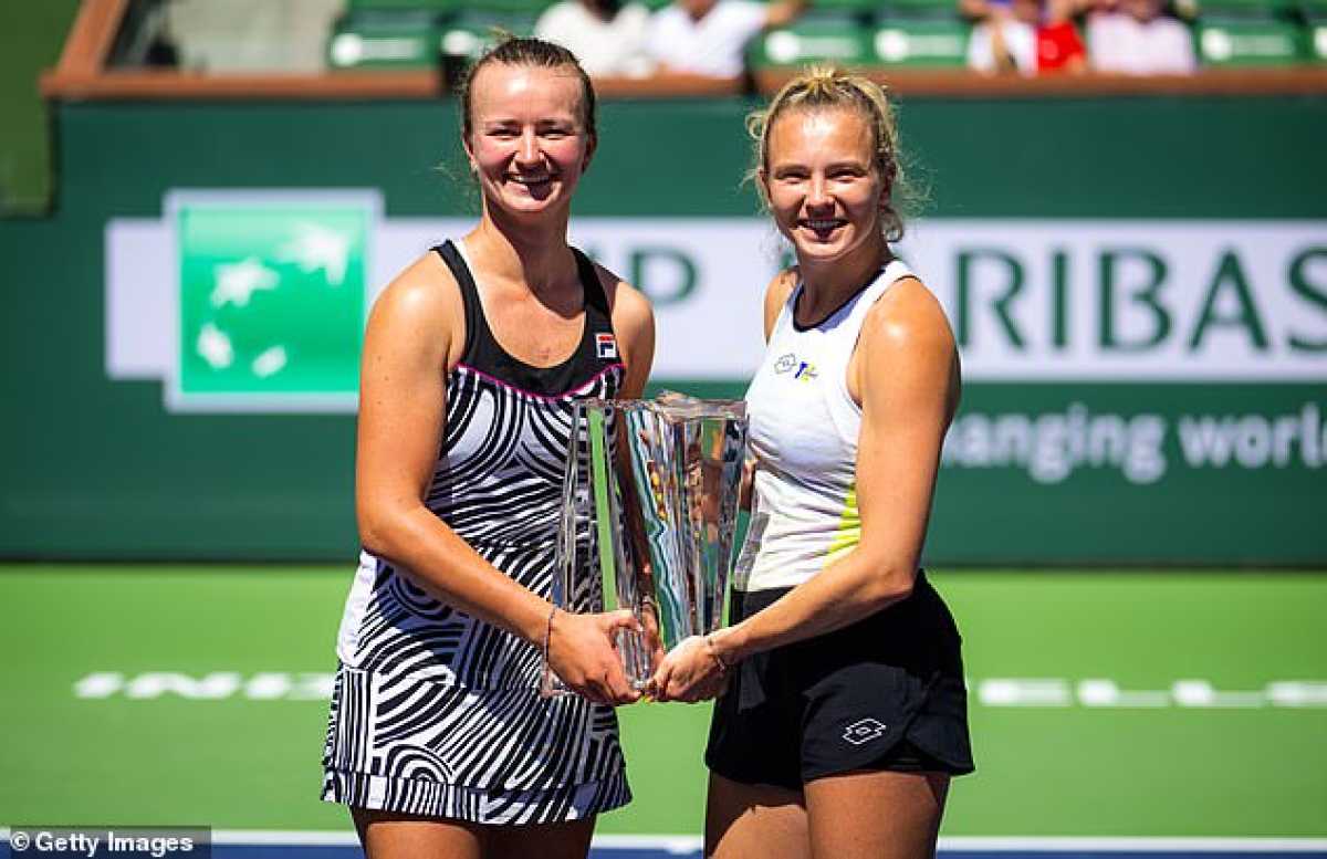 Doubles Champions Krejcikova And Siniakova's Icy Exchange At Australian Open