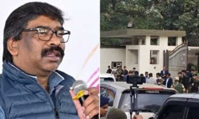 Ed Investigates Jharkhand Cm Hemant Soren In Land Scam Case