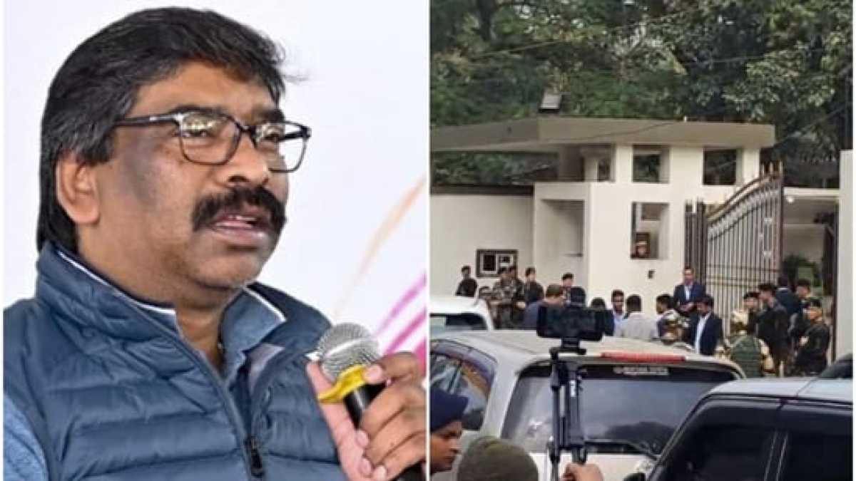 Ed Investigates Jharkhand Cm Hemant Soren In Land Scam Case