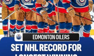 Edmonton Oilers Create Nhl History With Longest Winning Streak For Canadian Team