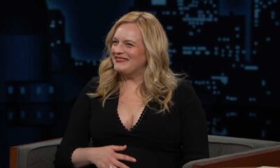 Elisabeth Moss Confirms Pregnancy On Jimmy Kimmel Live