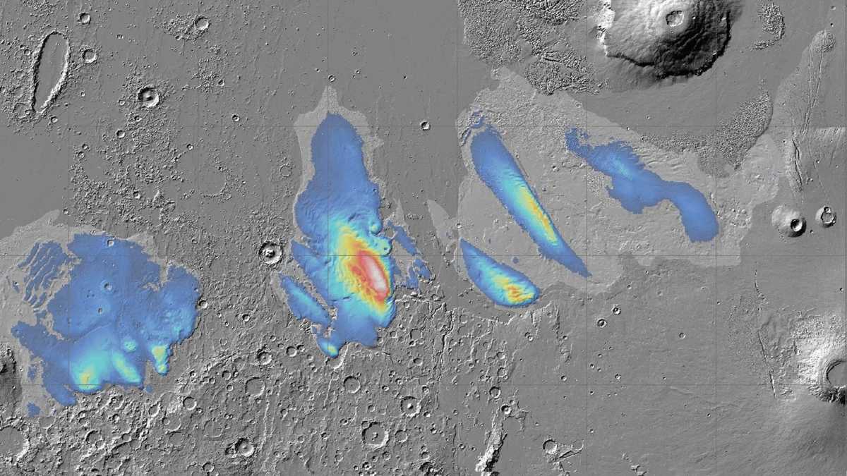 European Space Probe Discovers Massive Underground Water Ice Deposits On Mars