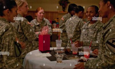 Female Corp Members Outshine Female Soldiers In Tug Of War Game During West African Social Activities Celebration