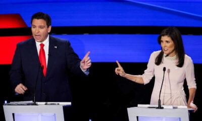 Florida Governor Ron Desantis And Nikki Haley Clash In Republican Presidential Debate