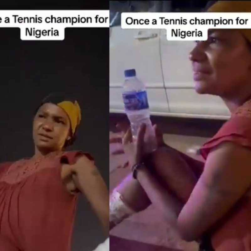 Former Nigerian Tennis Champion Found Mentally Unstable And Begging On The Streets