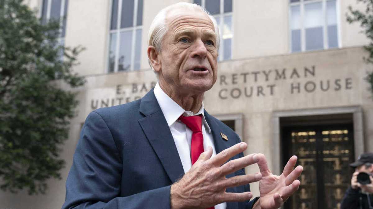 Former Trump Adviser Peter Navarro Sentenced To Prison For Defying Congressional Subpoena