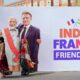 French President Emmanuel Macron Arrives In India For Republic Day Celebrations