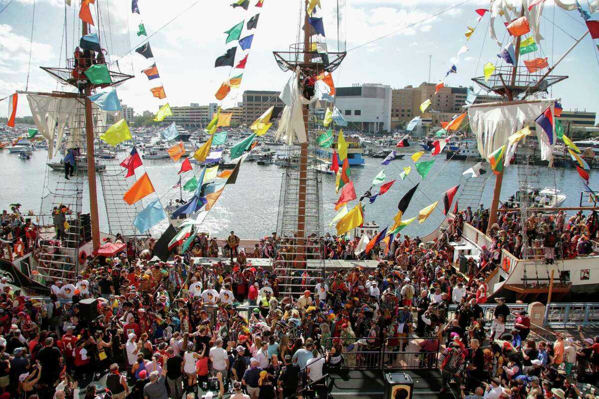 Gasparilla Parade Of Pirates Takes Over Tampa Bay