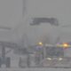 Heavy Snowfall Causes Flight Cancellations And Delays At Vancouver International Airport