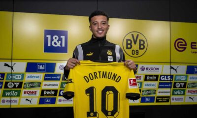 Jadon Sancho Returns To Borussia Dortmund On Loan