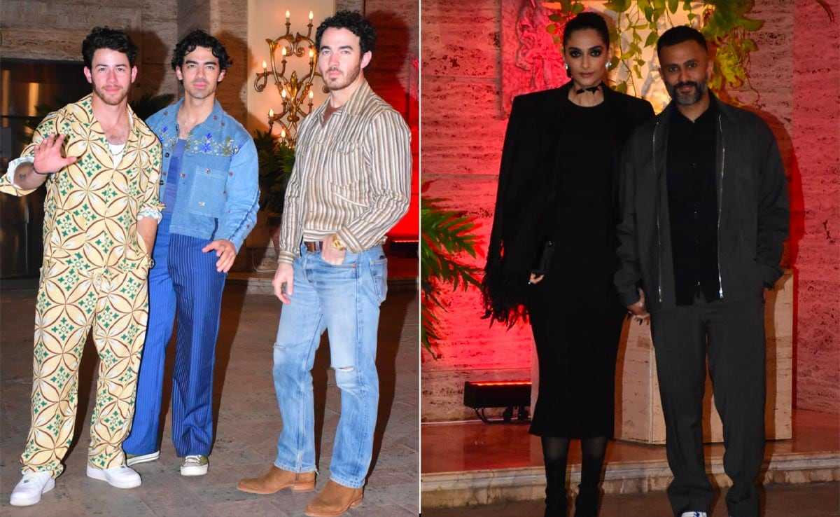 Jonas Brothers And Bollywood Celebrities Party At Natasha Poonawalla's Residence