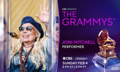 Joni Mitchell To Make Grammy Awards Performance Debut