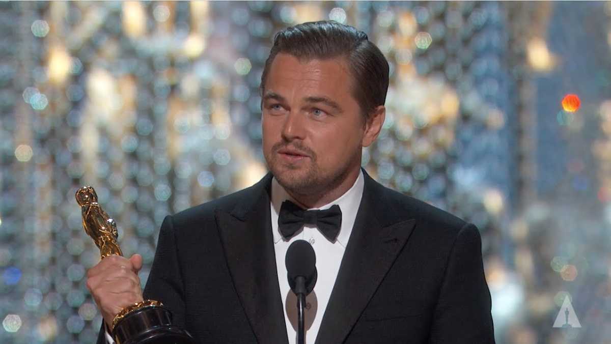 Leonardo Dicaprio Wins Best Actor At The Academy Awards