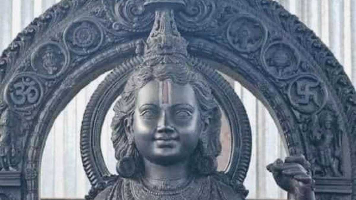 Lord Ram's Idol Revealed Ahead Of Ram Mandir Inauguration In Ayodhya