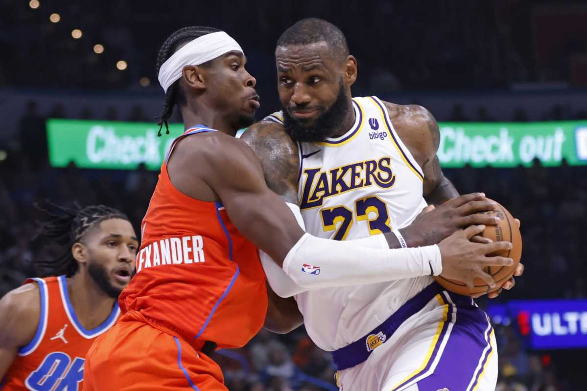 Los Angeles Lakers Vs. Oklahoma City Thunder: Lakers Favored In Western Conference Matchup