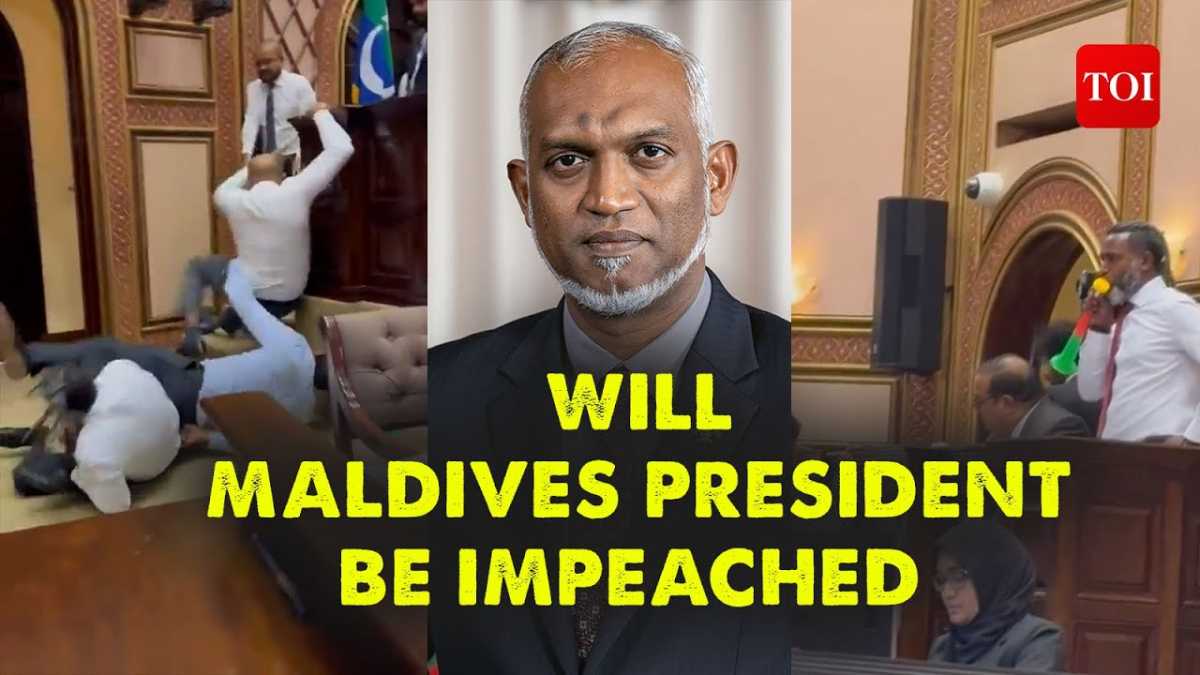 Maldivian President Faces Impeachment Motion As Opposition Gathers Support