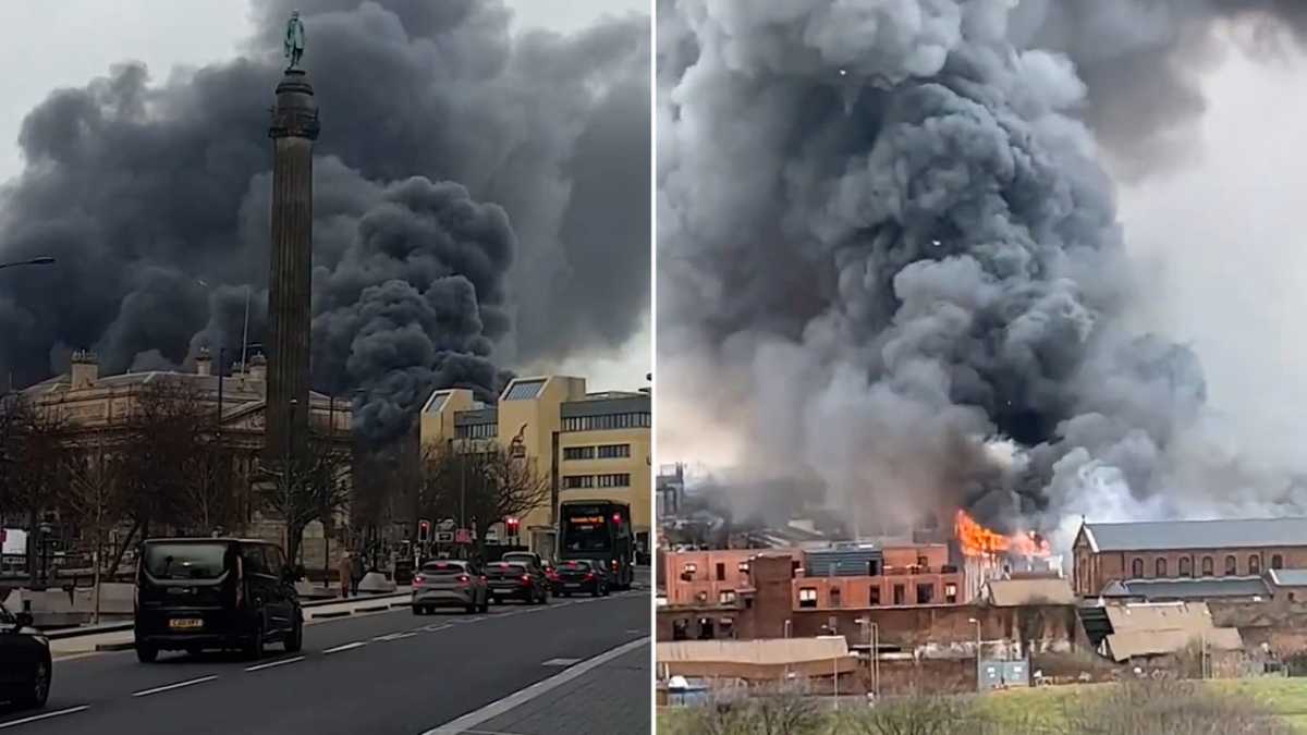 Massive Fire Engulfs Liverpool City Centre Building