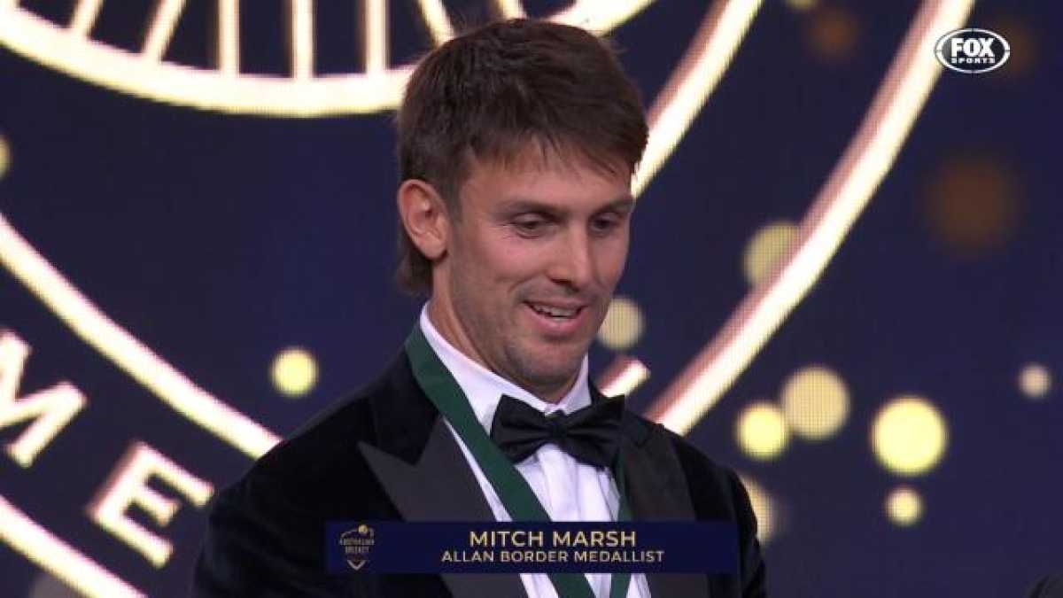 Mitch Marsh Wins Allan Border Medal In Astonishing Comeback Year