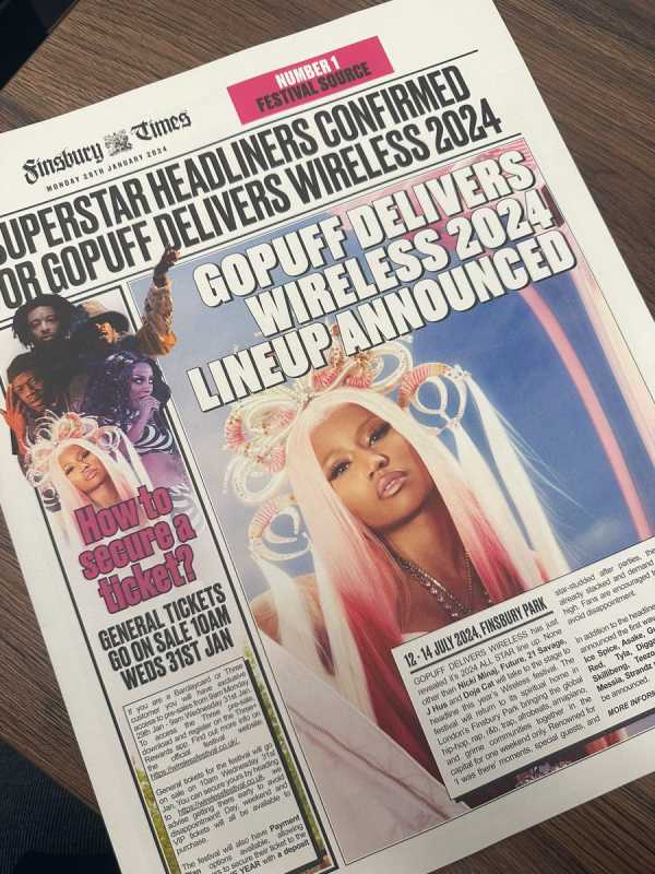 Nicki Minaj, Doja Cat, And 21 Savage To Headline Wireless Festival