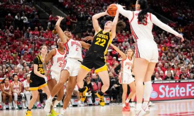 Ohio State Fan Collides With Star Basketball Player Caitlin Clark