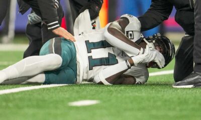 Philadelphia Eagles Wide Receiver A.j. Brown Ruled Out For Super Wild Card Weekend