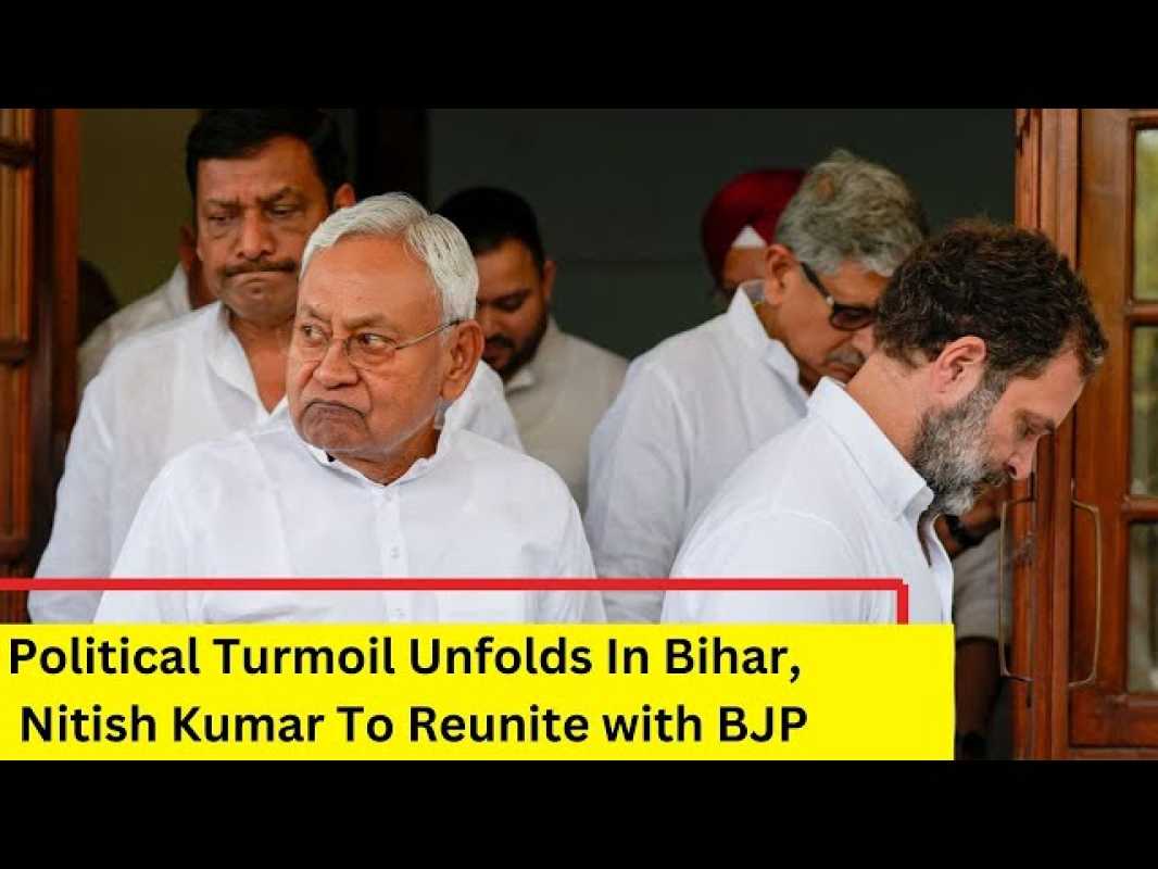 Political Turmoil In Bihar As Nitish Kumar Plans To Join Bjp