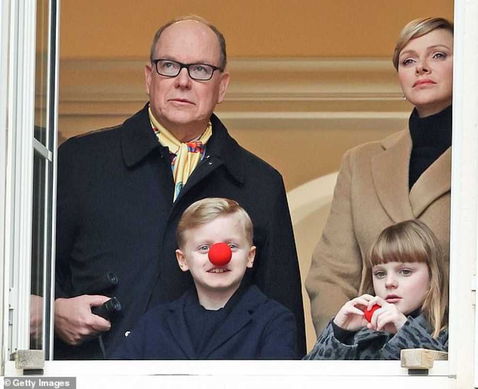 Prince Albert And Princess Charlene Attend Circus Festival With Their Twins In Monaco