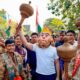 Rahul Gandhi Joins Cultural Programme In Assam's Majuli, Poses As ‘bajrang Bali’