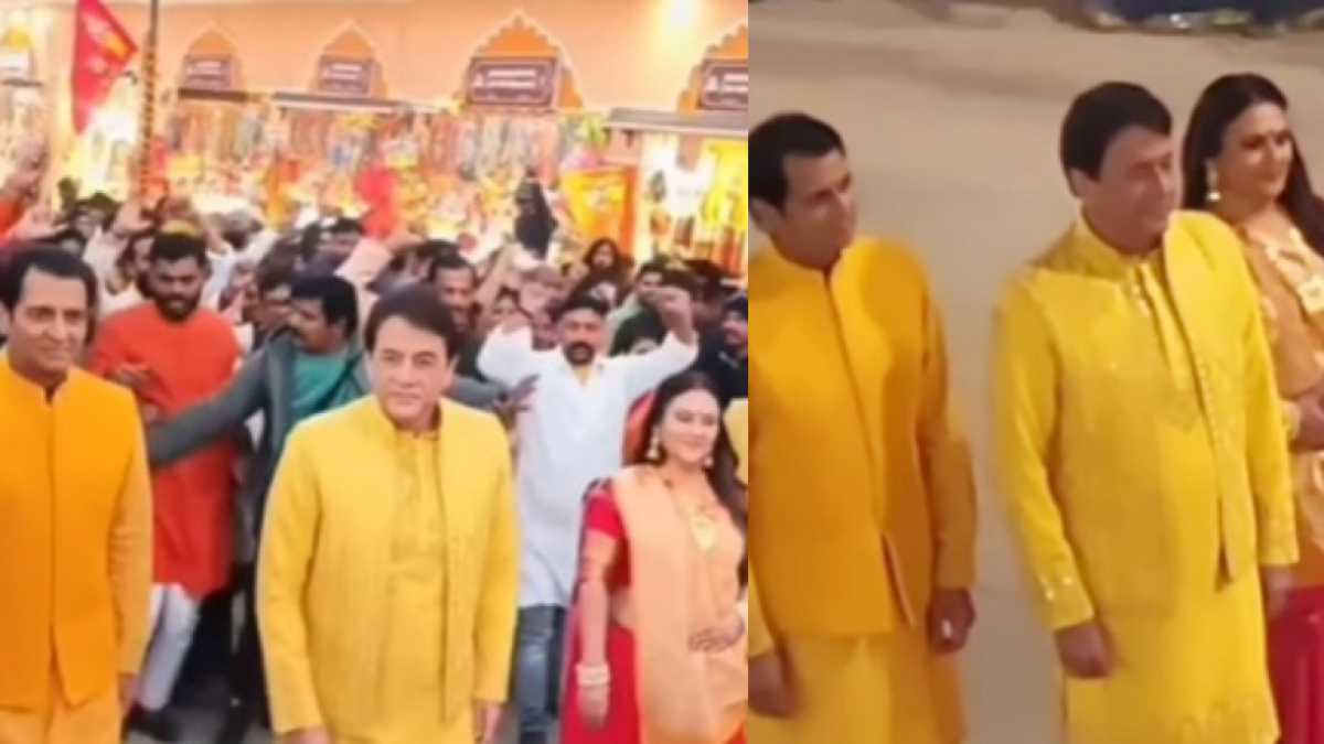 Ramayan Stars Arun Govil, Deepika Chikhlia, And Sunil Lahri Arrive In Ayodhya For Ram Mandir Inauguration