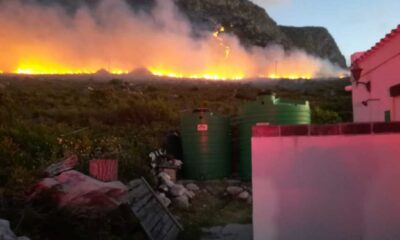 Residents Evacuated As Wildfire Threatens Pringle Bay Homes