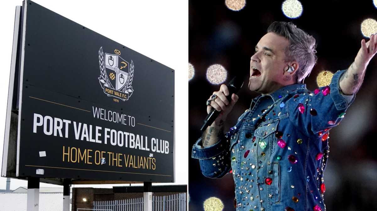 Robbie Williams Denies Bid To Buy Port Vale Football Club