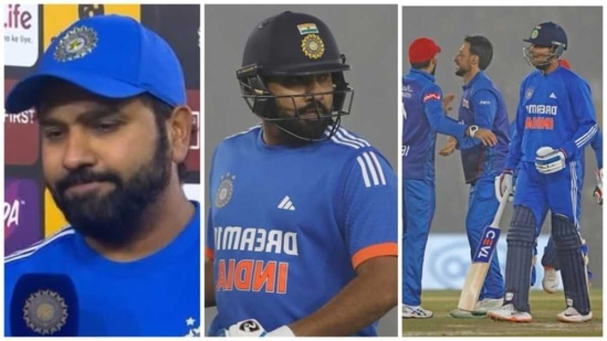 Rohit Sharma Frustrated At Shubman Gill's Run Out In Ind Vs Afg 1st T20i