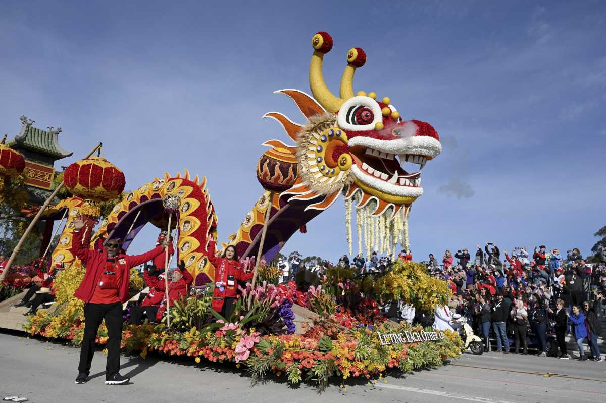 Rose Bowl Parade Celebrates New Year With Spectacular Floats And Performances